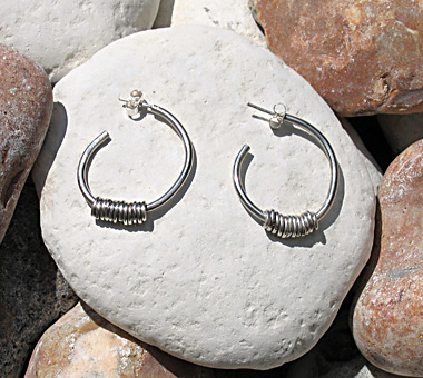 Sterling silver earrings